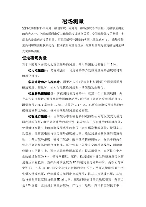 磁场测量