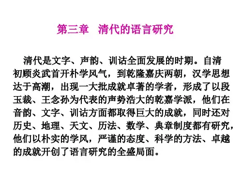 王力语言学史(五)精选全文完整版