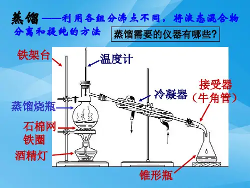 蒸馏和萃取ppt5 人教课标版优质课件