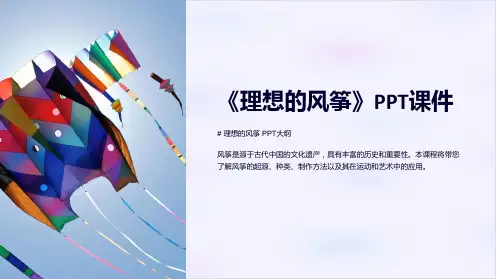 《理想的风筝》课件