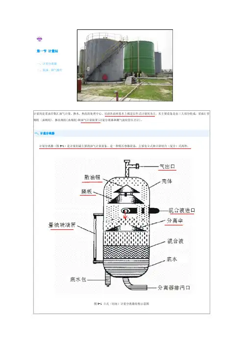 油气计量分离器原理