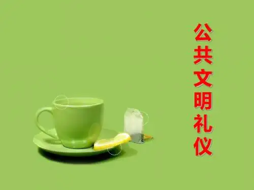 公共文明礼仪培训课程(PPT49张)