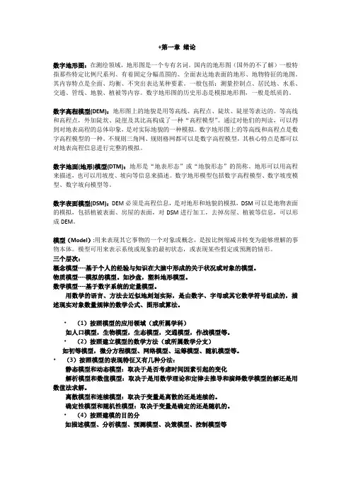 数字高程模型