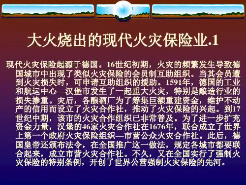 保险知识趣闻幻灯片