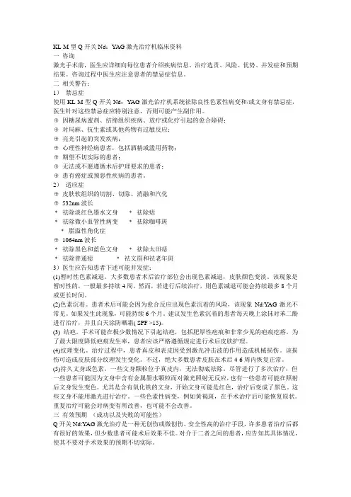 Q开关NdYAG激光