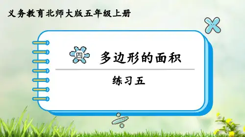 (2023秋)北师大版五年级数学上册《  练习五》PPT课件