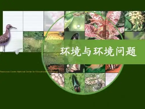 环境学导论第一章  环境与环境问题