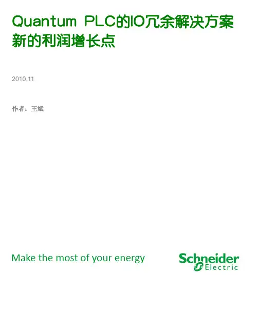 施耐德PLC 冗余pdf