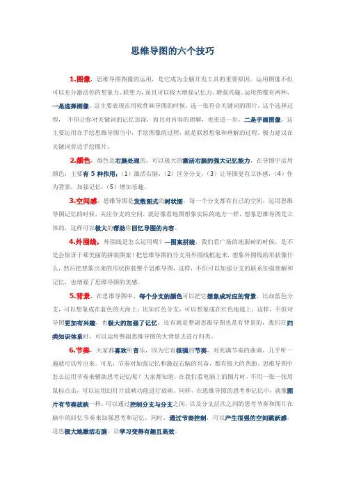 思维导图的六个技巧
