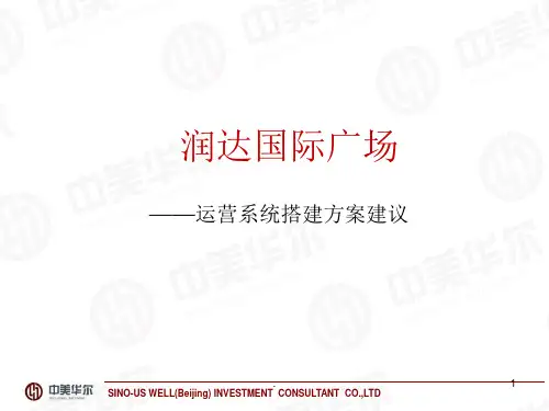 运营系统搭建方案PPT精选文档