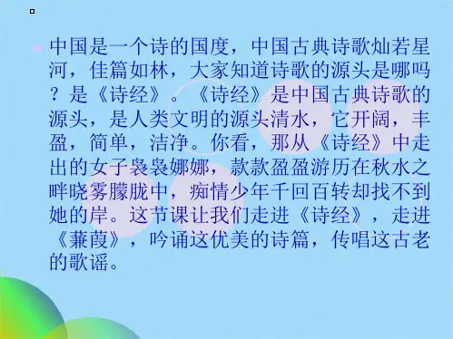 中国诗歌欣赏ppt(共25张PPT)