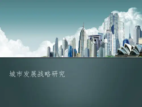 城市发展战略研究