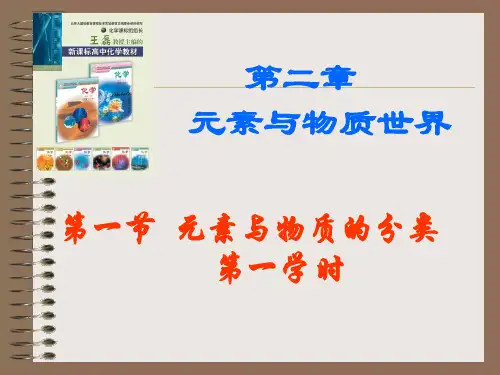 元素与物质的分类