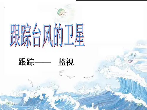 跟踪台风的卫星(第一课时)精品PPT课件