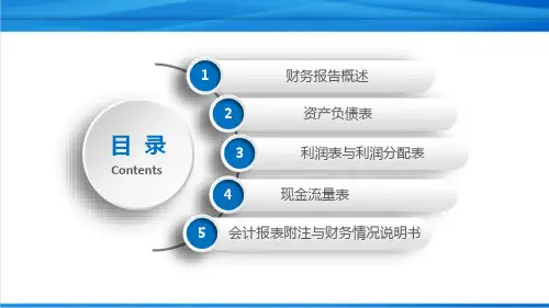 财务会计精品教程财务会计报告课件