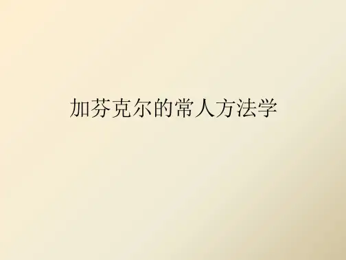 常人方法学
