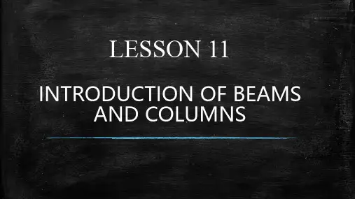 （土木工程专业英语课件）LESSON11