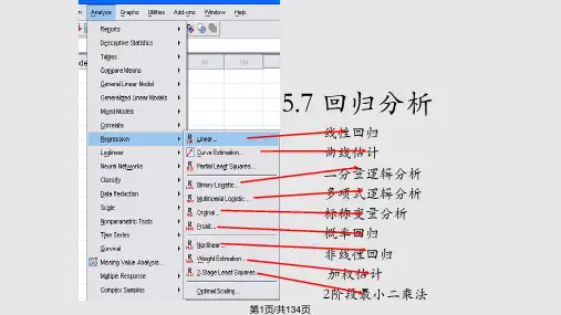 spss中的回归分析PPT课件