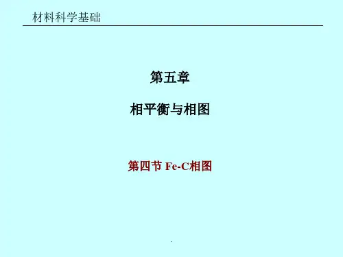 相平衡和相图-Fe-FeC3相图
