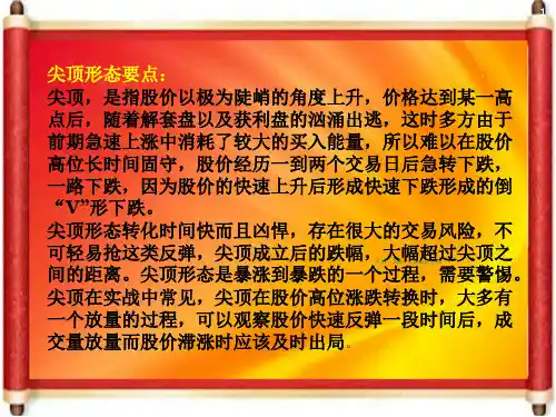 K线顶部形态与K线底部形态