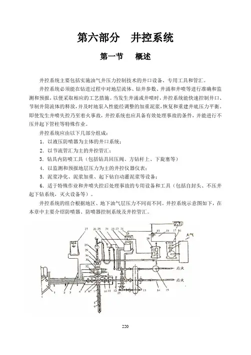 井控系统