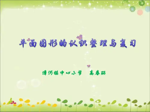 平面图形的认识整理与复习