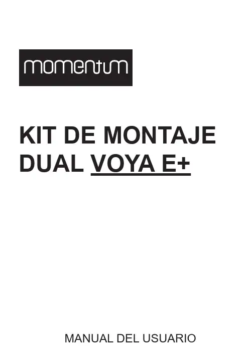 KIT DE MONTAJE DUAL VOYA E+ 用户手册说明书