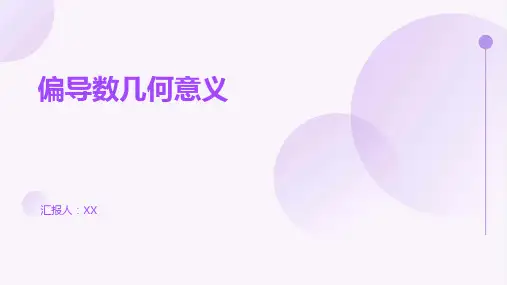 偏导数几何意义