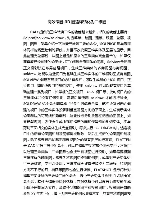 高效绘图-3D图这样转化为二维图