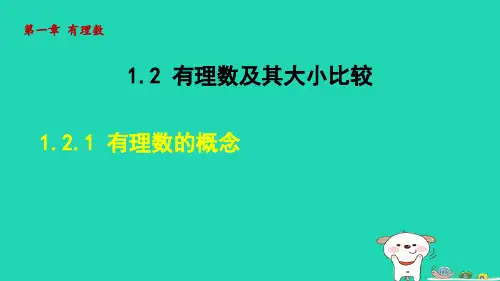 七年级数学上册第一章有理数1-2有理数及其大小比较1有理数的概念课件新版新人教版