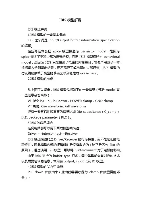 IBIS模型解说