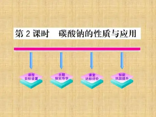 碳酸钠的性质与应用PPT课件