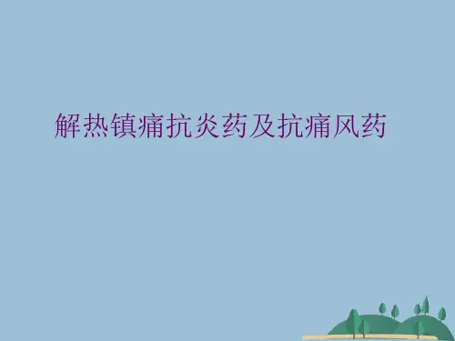 解热镇痛抗炎药及抗痛风药