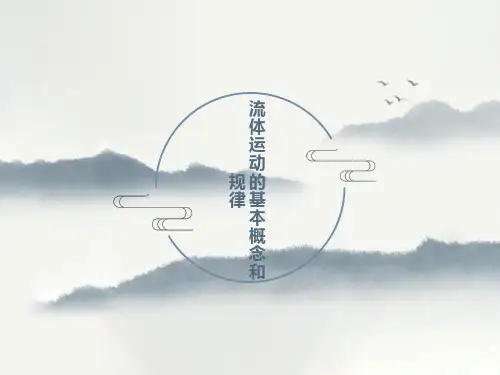 流体运动的基本概念和规律