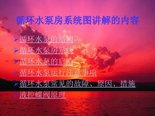 循环水泵房系统图
