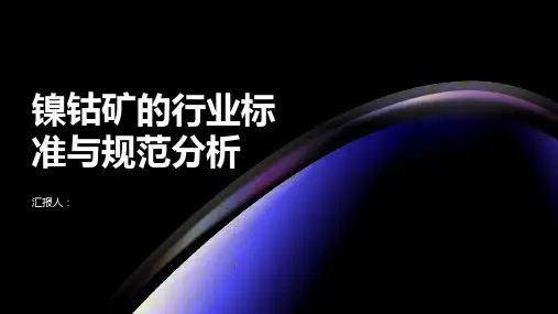 镍钴矿的行业标准与规范分析