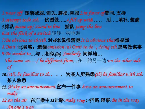 高中英语 module1 《British and American English》语法课件 外研