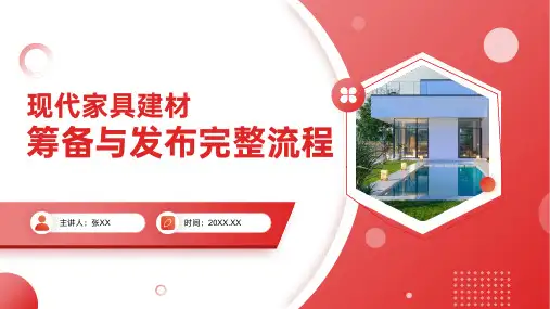 36页完整现代家具建材筹备与发布完整流程模板课件