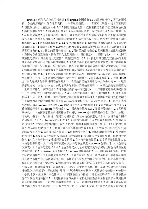 ARCGIS个人学习总结02 (3000字)