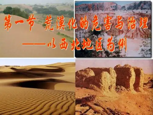 PPT课件 高中地理 2.1 荒漠化的危害与治理-以西北地区为例