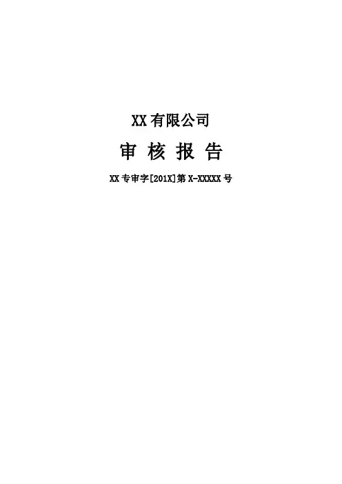 财务决算专项说明模板
