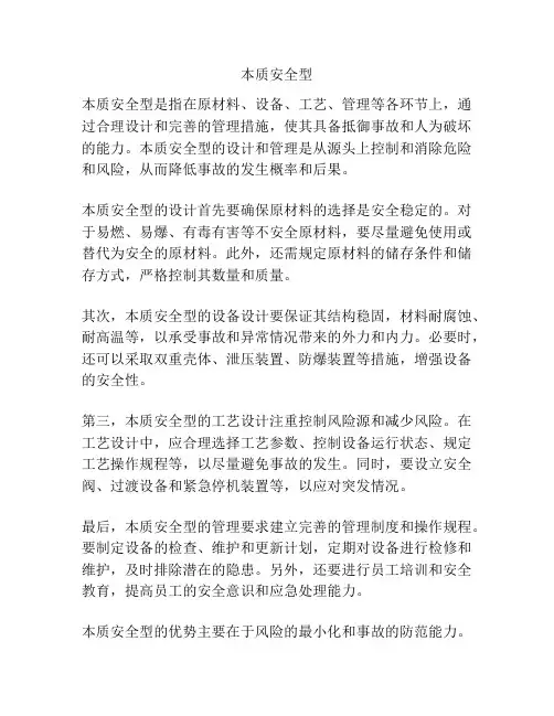 本质安全型