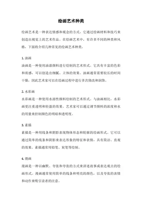 绘画艺术种类
