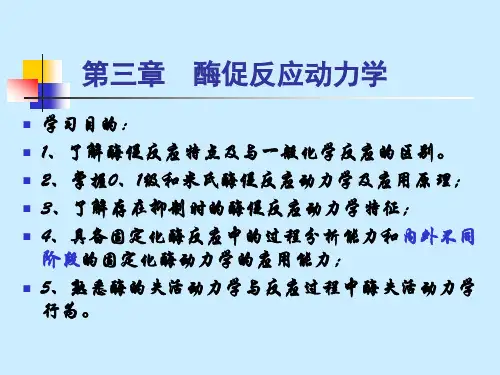 酶促反应动力学