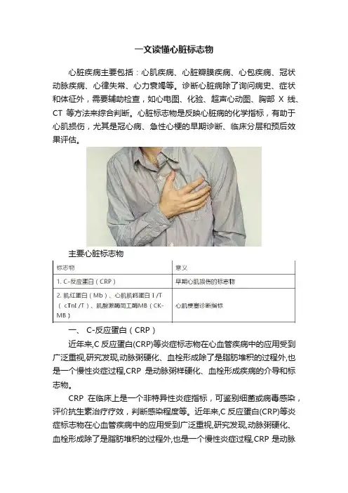 一文读懂心脏标志物