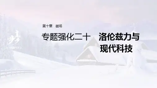 高考物理一轮复习(新高考版1(津鲁琼辽鄂)适用) 第10章 专题强化20 洛伦兹力与现代科技