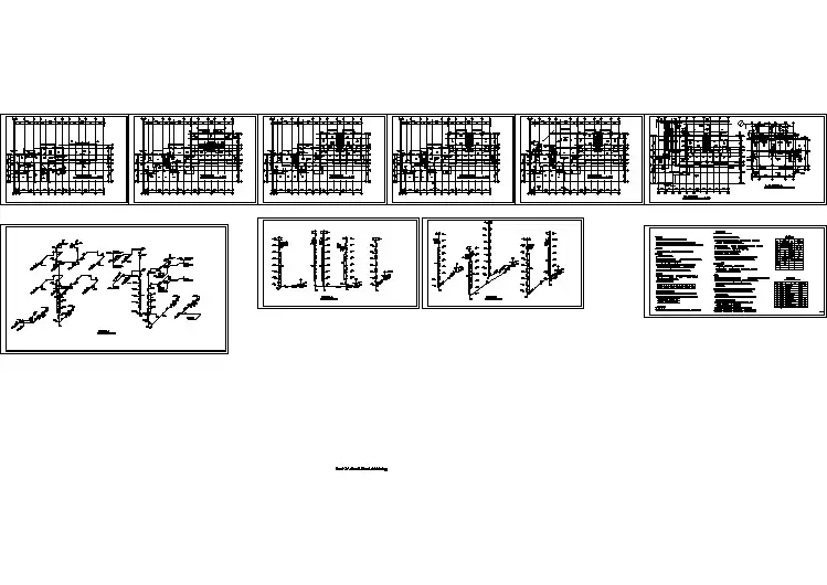 某六层住宅给排水系统图
