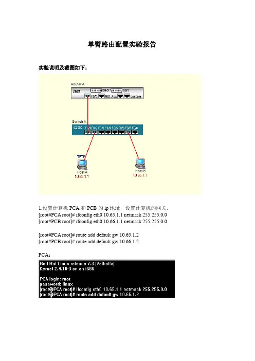 单臂路由实验报告_2