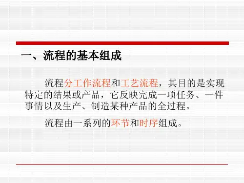 流程的组成与描述PPT课件