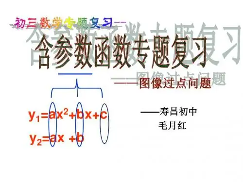 函数图像过点问题